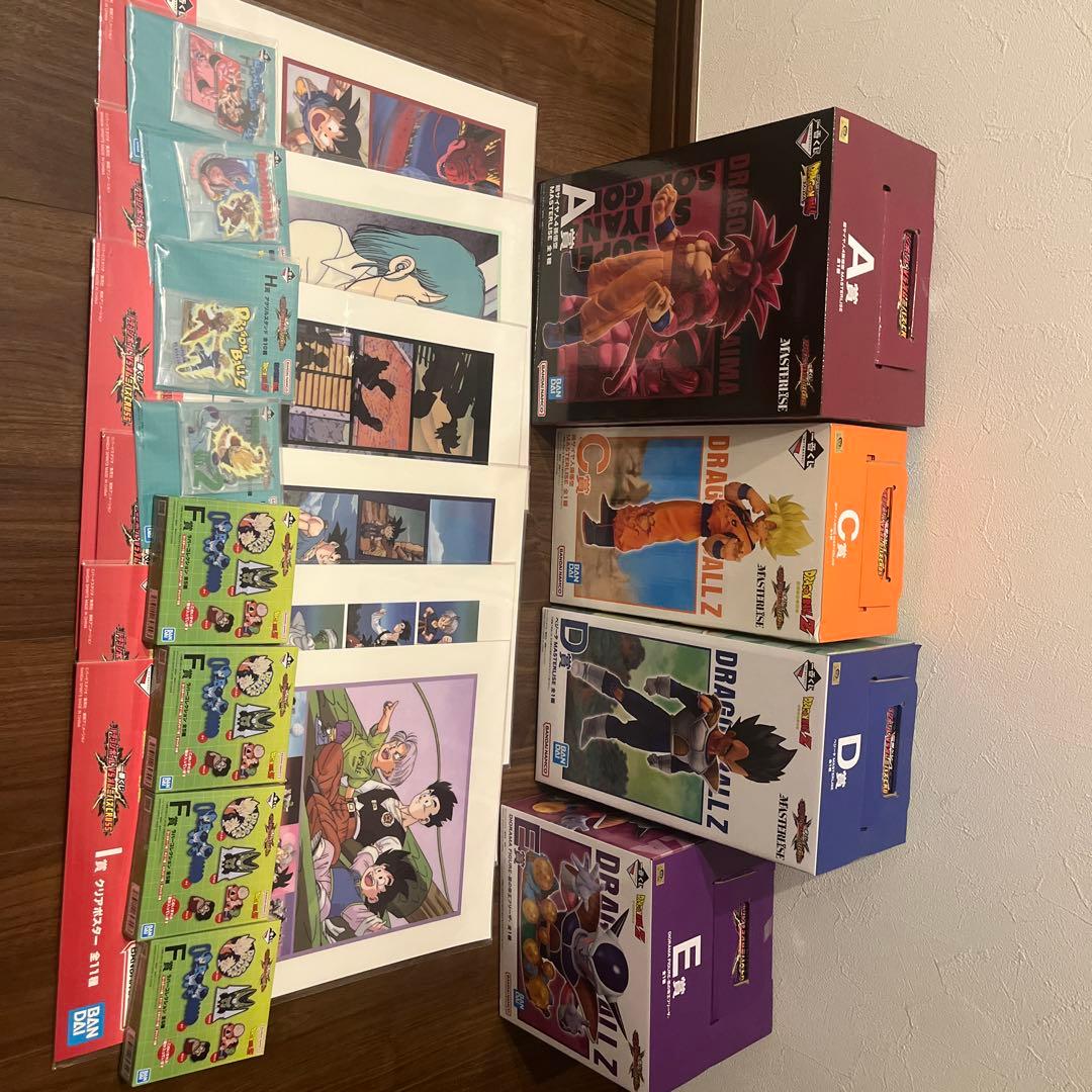 一番くじ ドラゴンボール VSオムニバスCROSS A賞、C賞、D賞、E賞セット