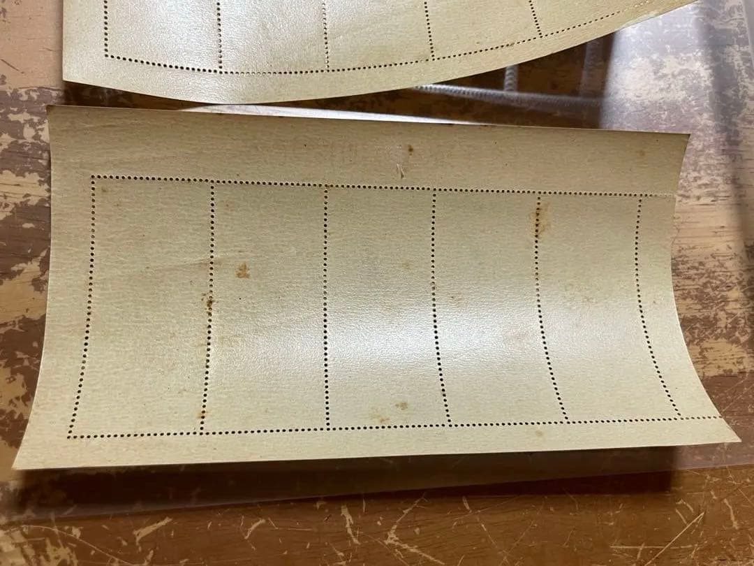 見返り美人 銭切手 シート2枚