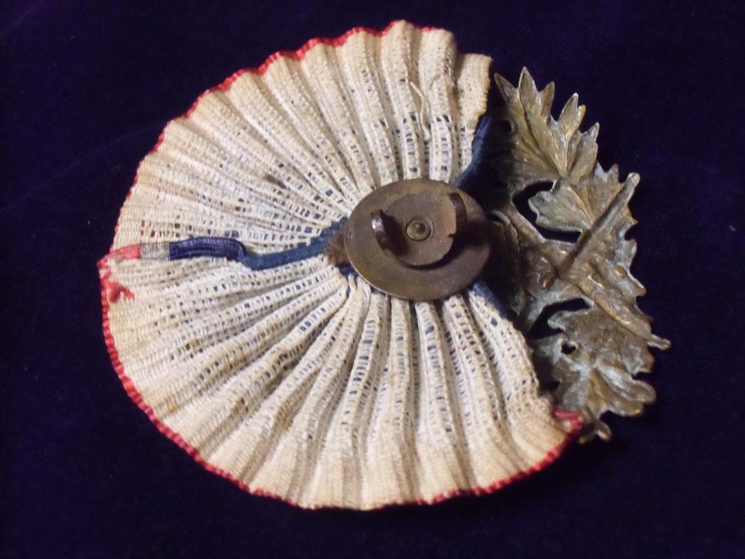 Ｆフランス軍＊１８８４年型シャコ帽章①（実物）