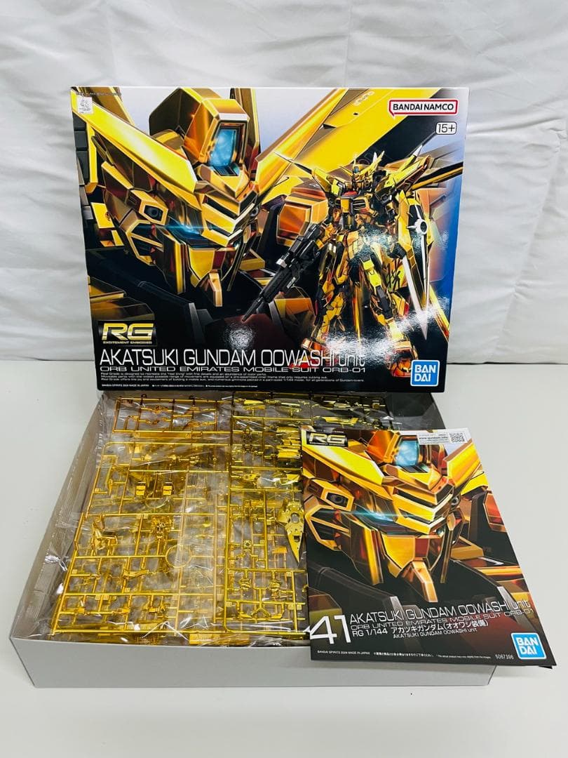 ◆BANDAI RG 1/144 アカツキガンダム オオワシ装備　09304