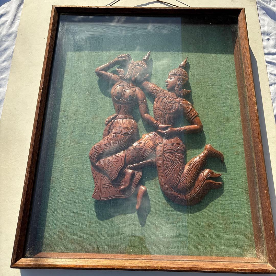 BALI バリ　アンティーク ディスプレイ 壁掛け