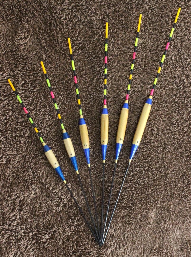 ヘラ浮子 パイプトップ ６本セット 新品未使用