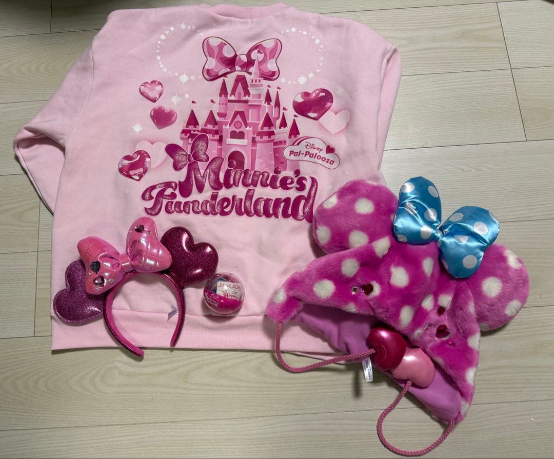 ディズニーランド ファンキャップ カチューシャ トレーナー ミニー