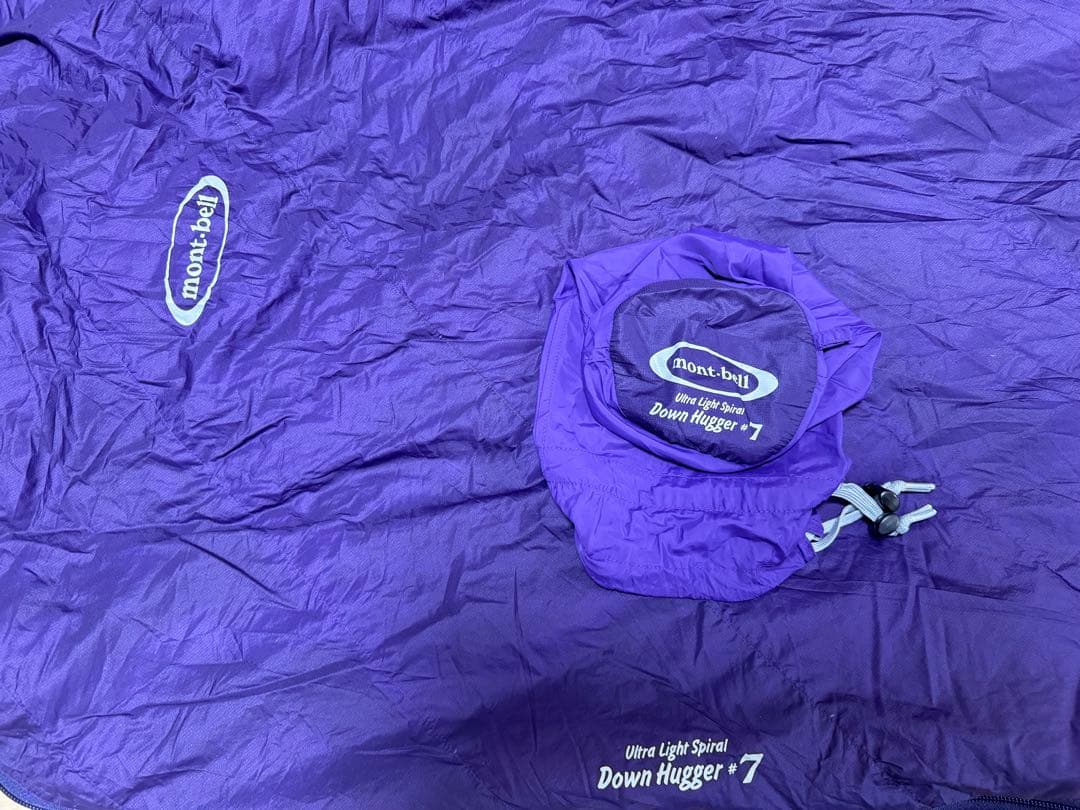 mont bell Down Hugger #7 寝袋　シュラフ モンベル