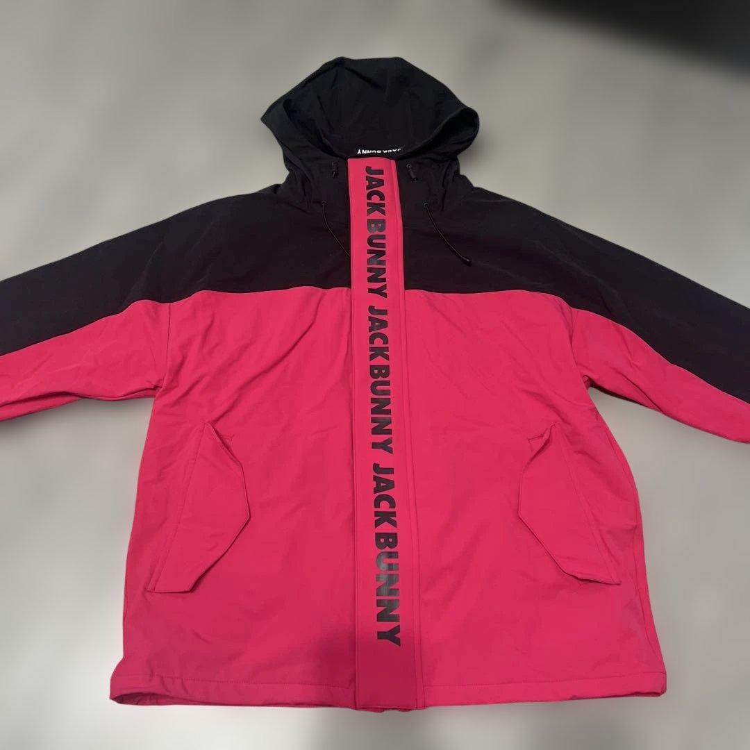 JACK BUNNY フード付きジャケット ピンク/ブラック