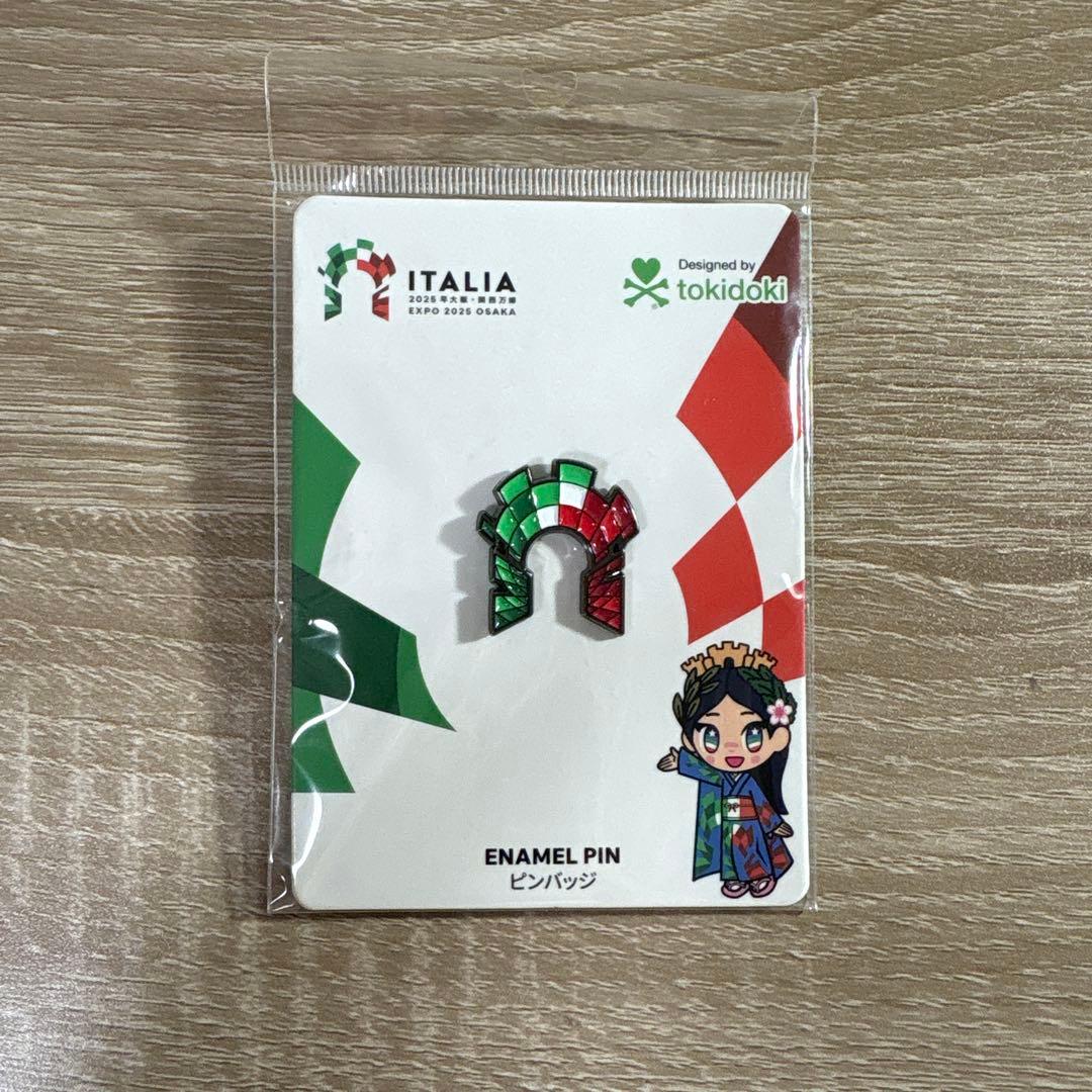 イタリア館　ピンバッジ　エナメルピン tokidoki