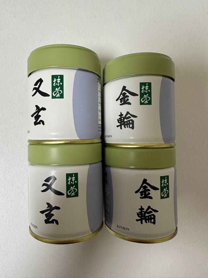 抹茶小山園　又玄40g2缶　金輪40g2缶
