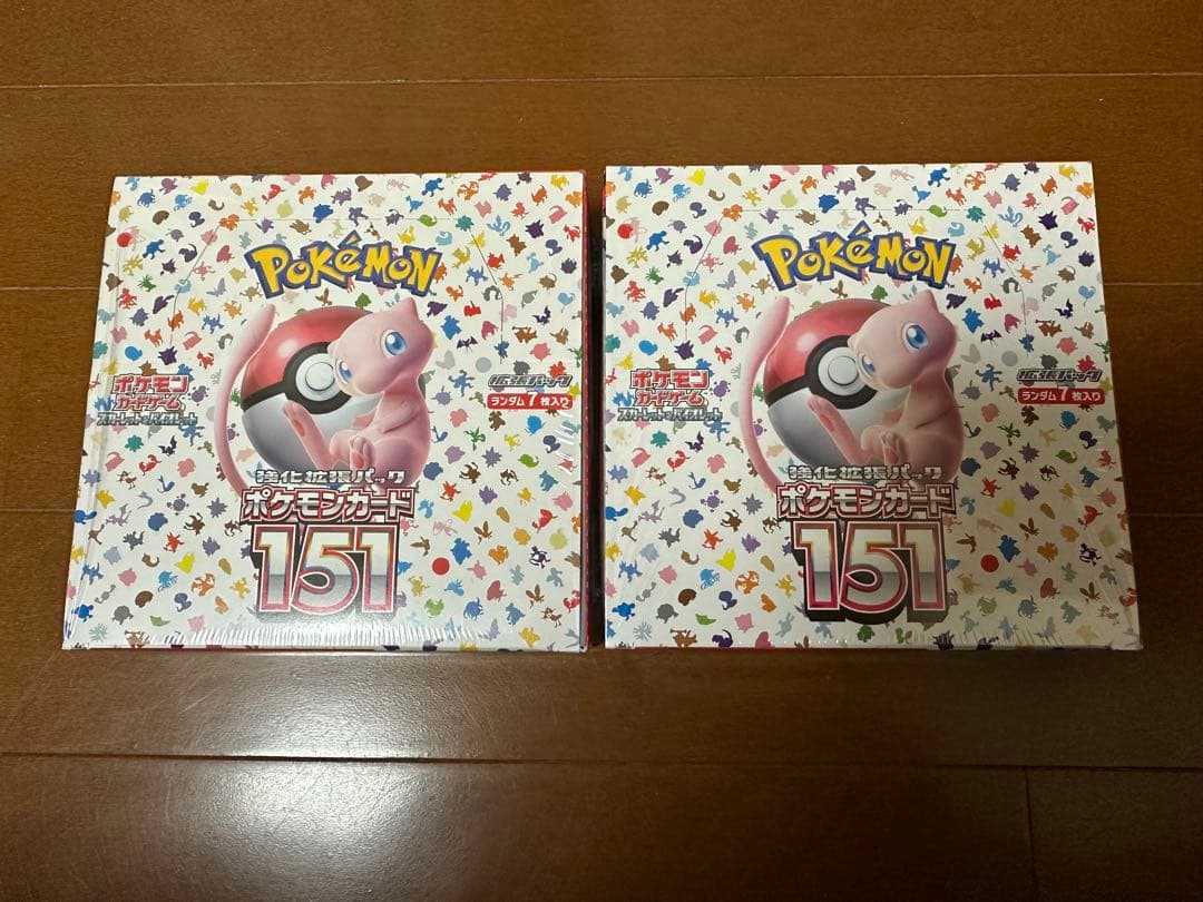 ポケモンボックス　151 シュリンク付　2ボックス