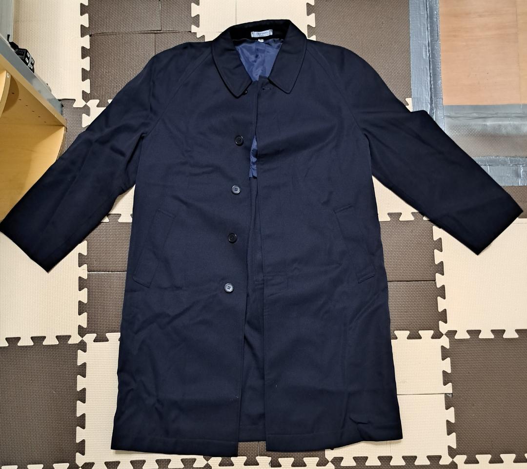 南海電鉄・旧制服時代の正規支給品 駅係員／車掌用の冬季ロングコート ＋ 支給袋