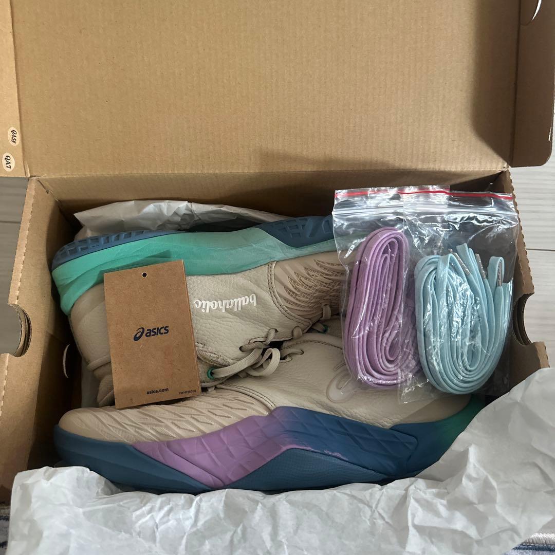 バスケットボールシューズ asics ballaholic コラボ27.0cm