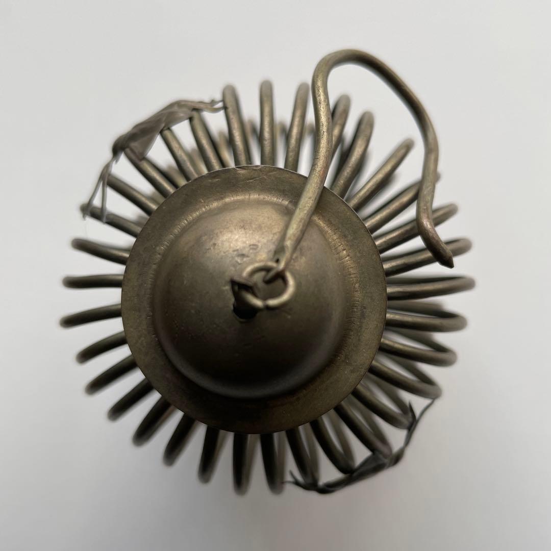 アンティーク「銀製虫かご」中国古美術