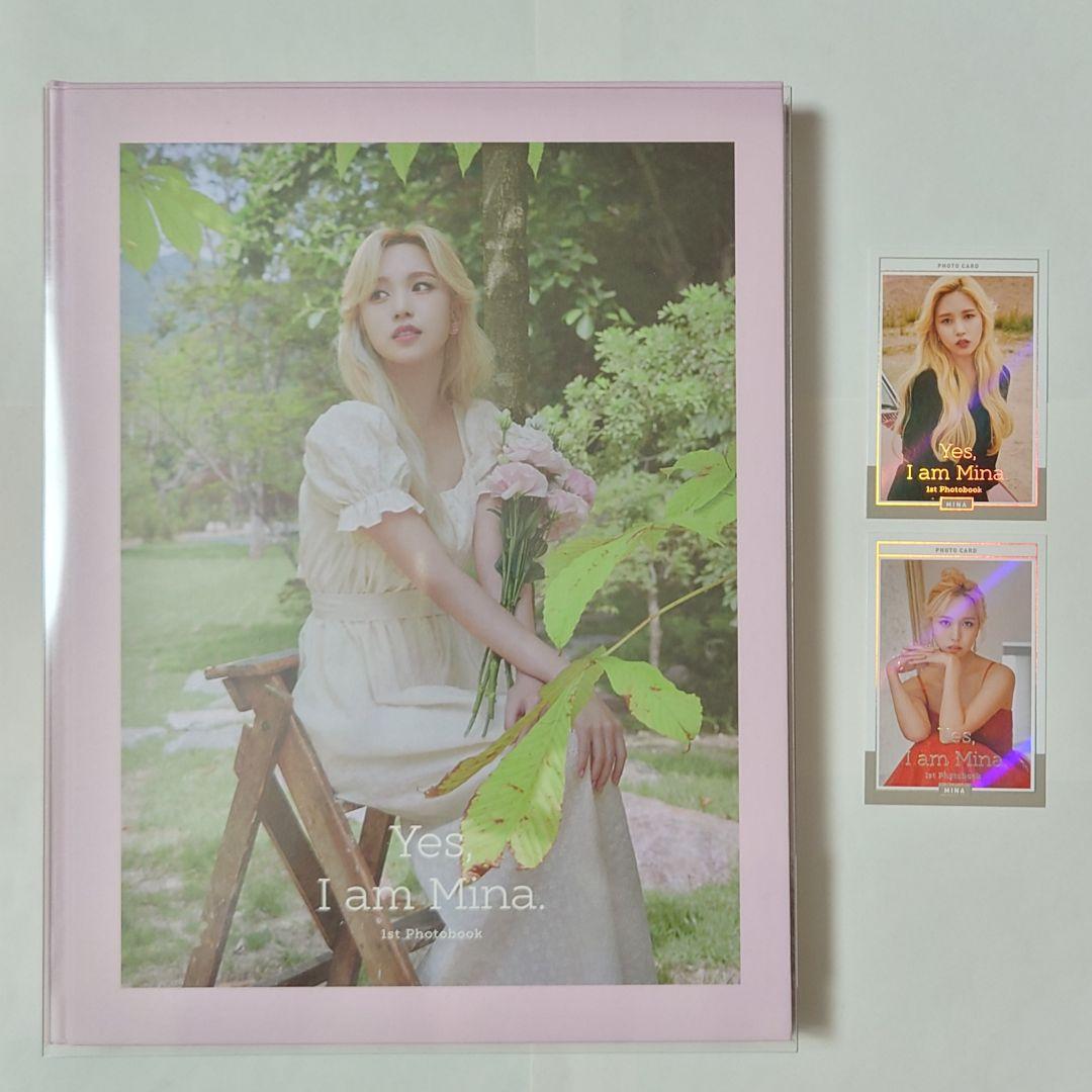 TWICE ミナ Yes I am MINA 写真集 トレカ 2枚付き