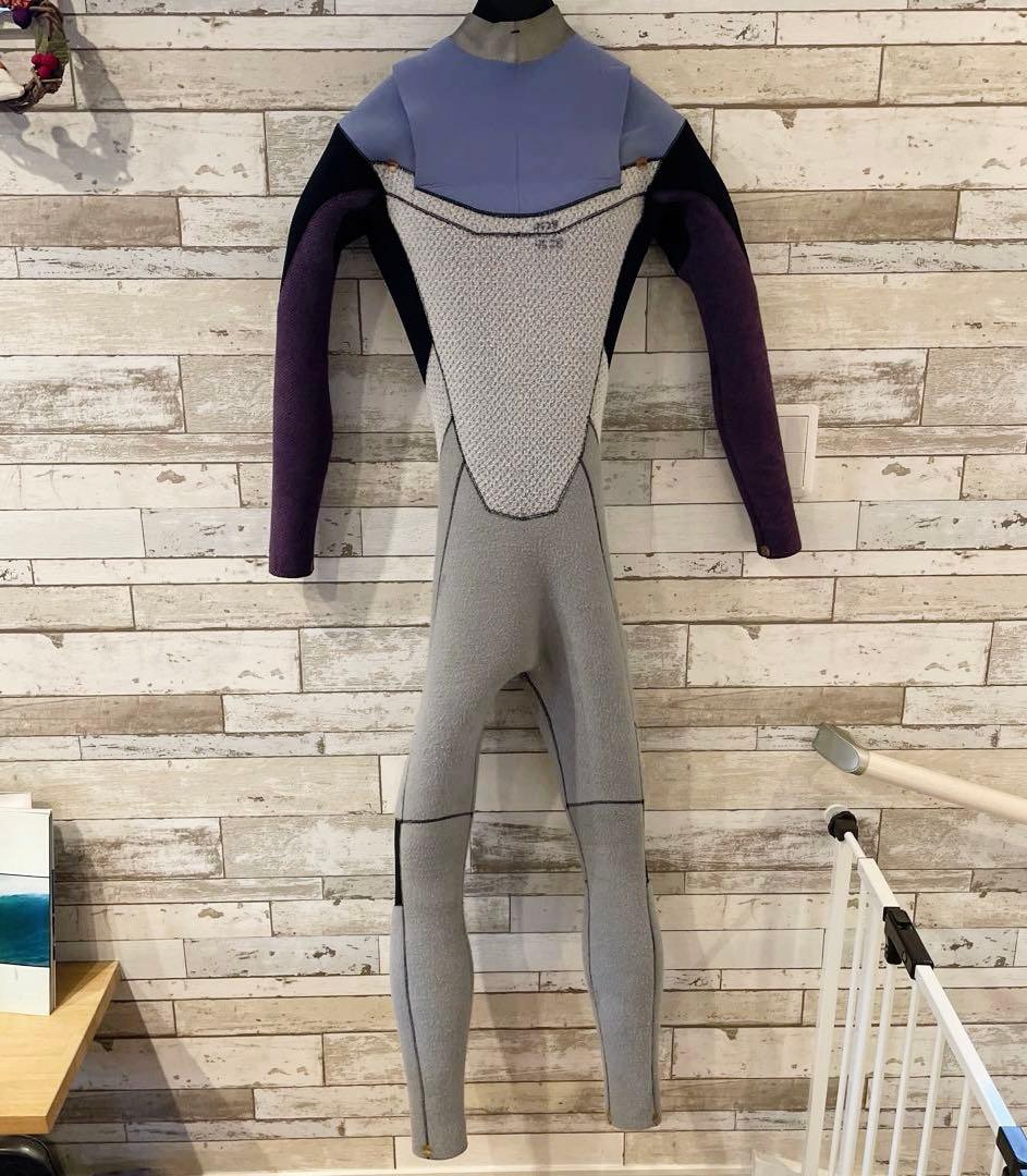 【ビラボン 160cm】メンズ S程度 56kg セミドライ 5/3mm 裏起毛