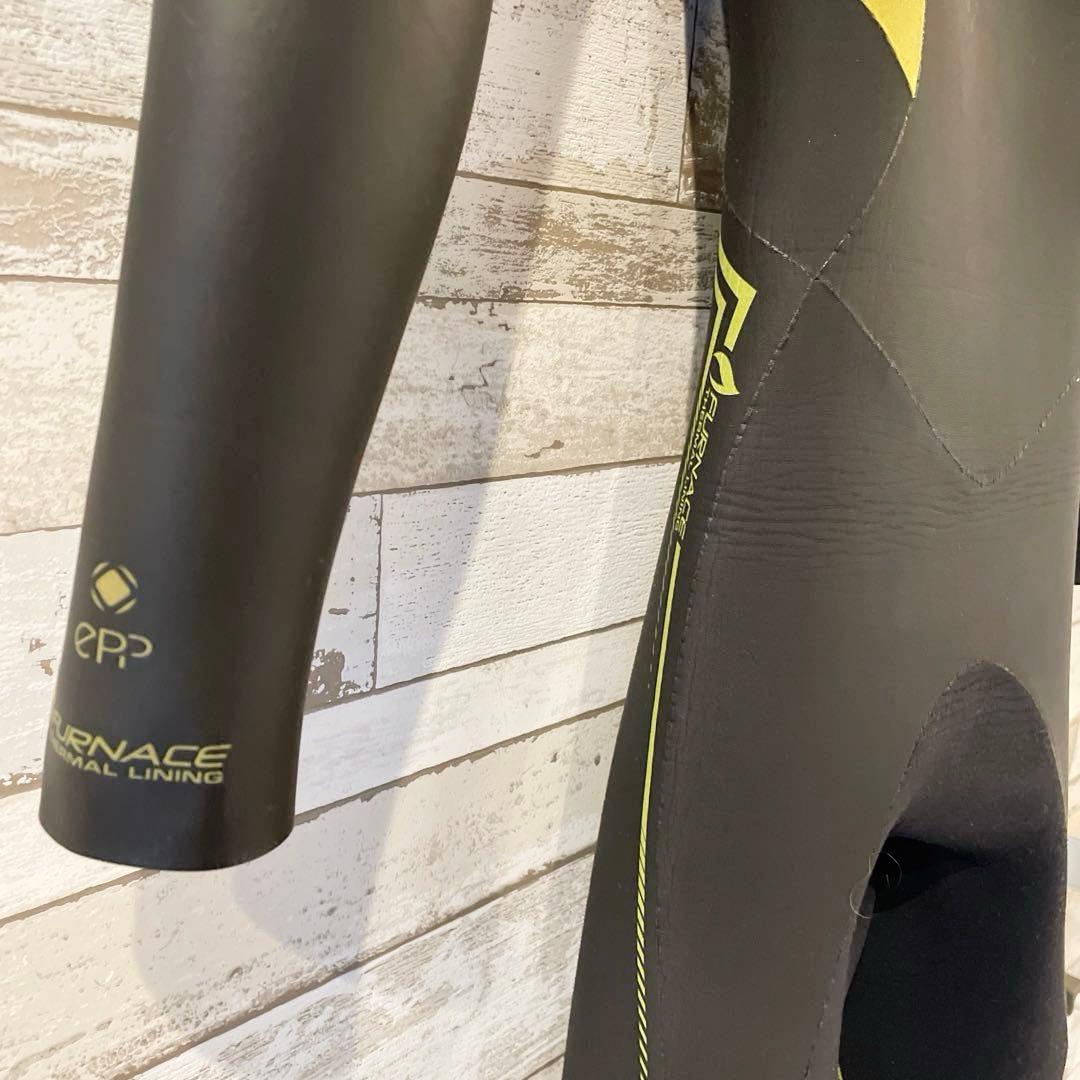 【ビラボン 160cm】メンズ S程度 56kg セミドライ 5/3mm 裏起毛