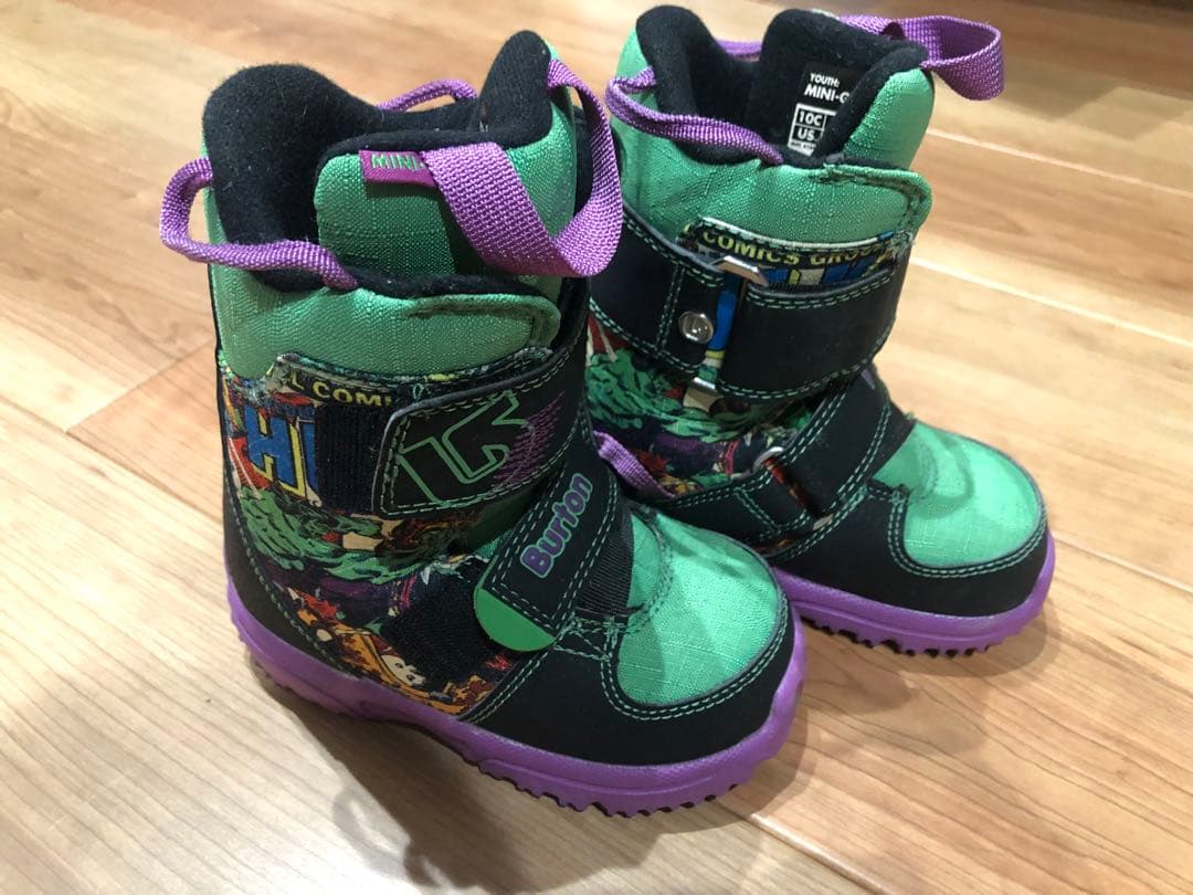 【16.5cm】 BURTON MINIGROM MARVELコラボ ブーツ