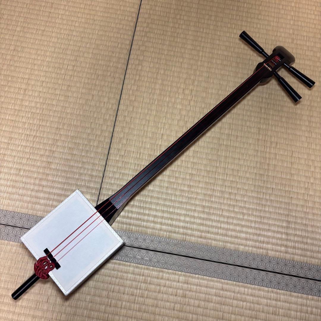 【美品】SHAMIKO(シャミコ) 三味線 ブラック 木目