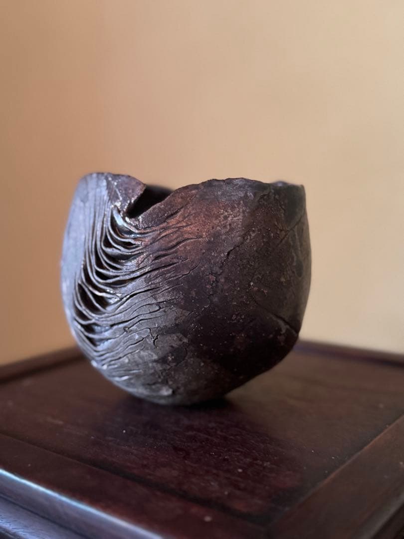 泉田之也　積層盌　茶碗　現代作家
