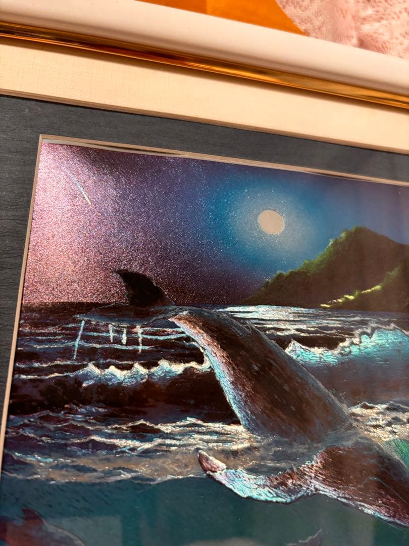 希少！ラッセン　絵　画　立体　複製画