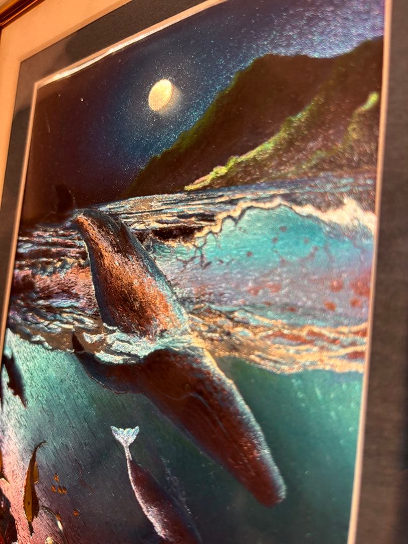 希少！ラッセン　絵　画　立体　複製画