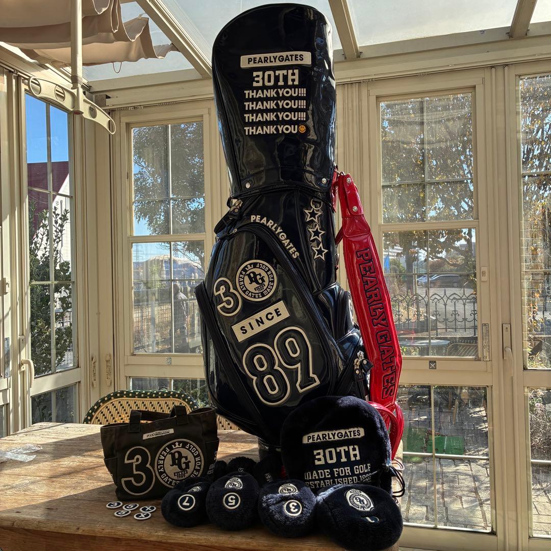 R1パーリーゲイツ30周年キャディーバックウッドカバーアイアンカバーセット