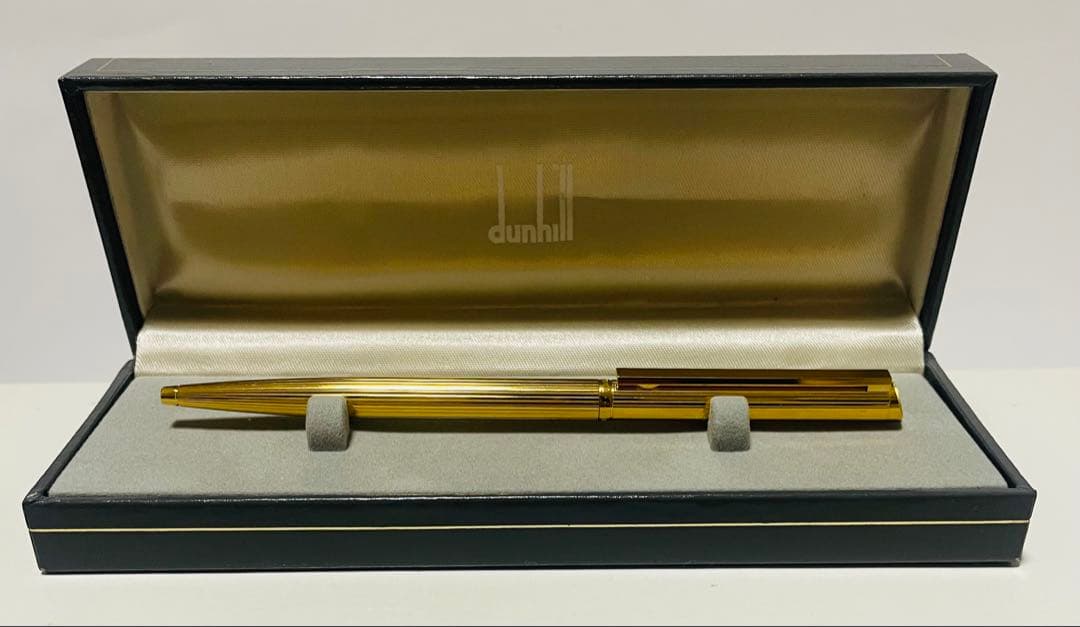 ◆早い者勝ち‼️未使用ヴィンテージdunhill ツイスト式ボールペン ゴールド◆