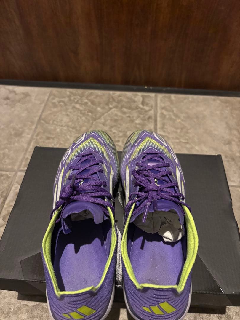 F50 サッカーシューズ 紫/緑