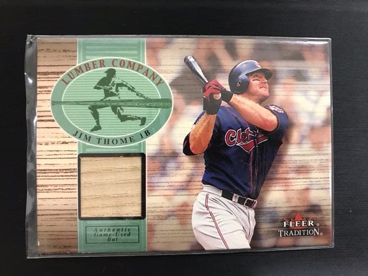 メジャーリーガー Jim T バット付きカード