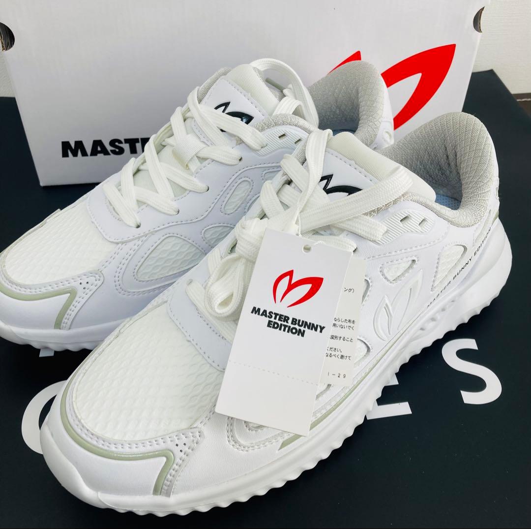 新品 パーリーゲイツ マスターバニー メッシュライクシューズ 27.0cm 白