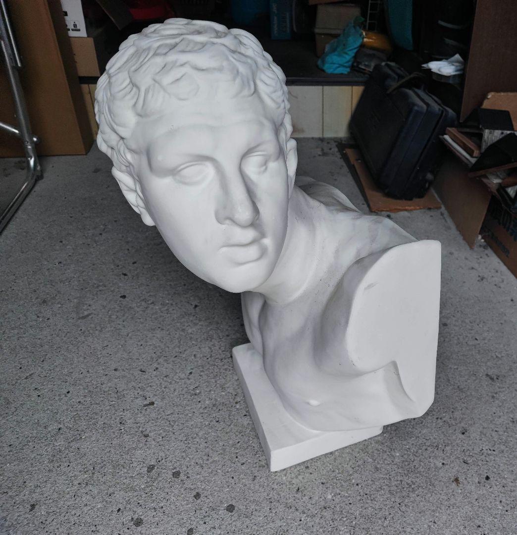 古代ギリシャ風 ホワイトバスト彫刻　石膏像
