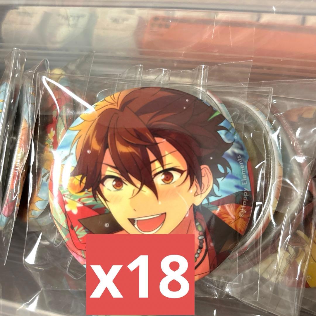 あんスタ 守沢千秋 テーマスカウト缶バッジ SUMMER Idol