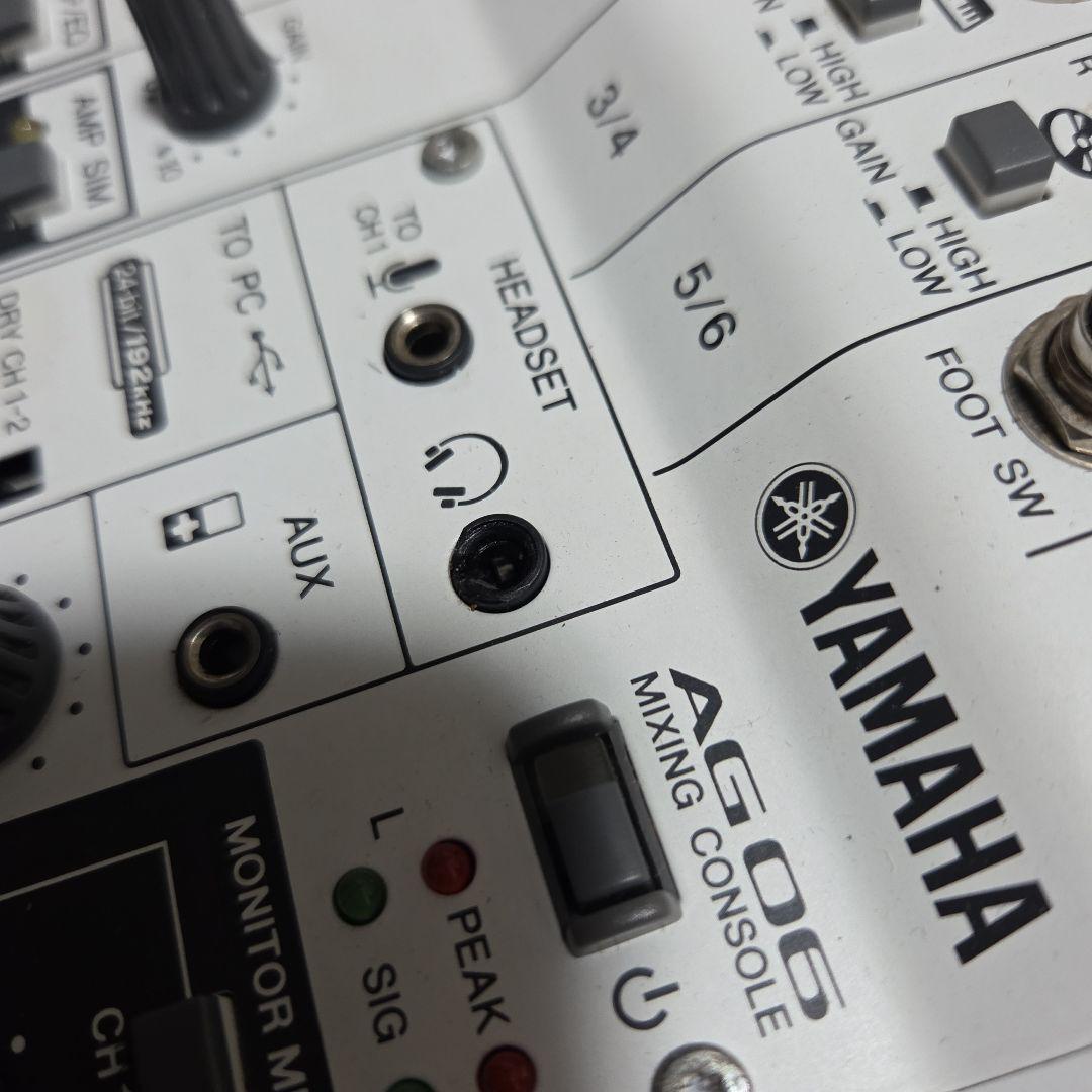 YAMAHA　AG06　ジャンク品　訳あり　稼働品　本体のみ