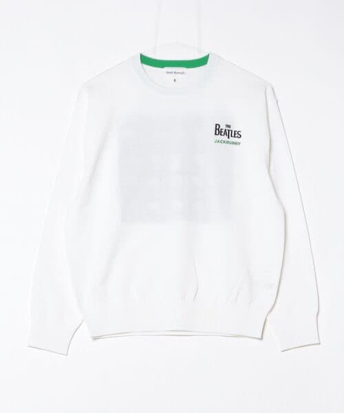 The BEATLES ×Jack Bunny!!クルーネックニットプルオーバー