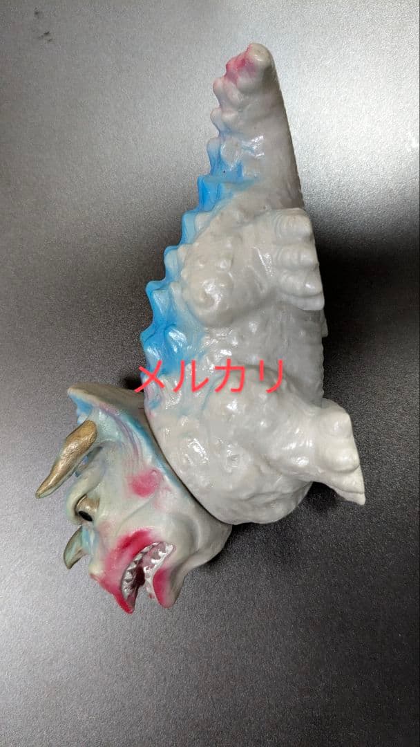三浦トーイ製　トリケラトプス風怪獣ソフビ人形