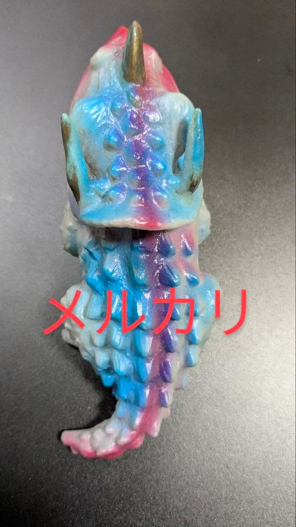三浦トーイ製　トリケラトプス風怪獣ソフビ人形