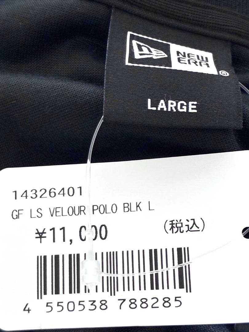 【早い者勝ち✨】新品 ニューエラゴルフ メンズ ベロアジップシャツ L ツートン