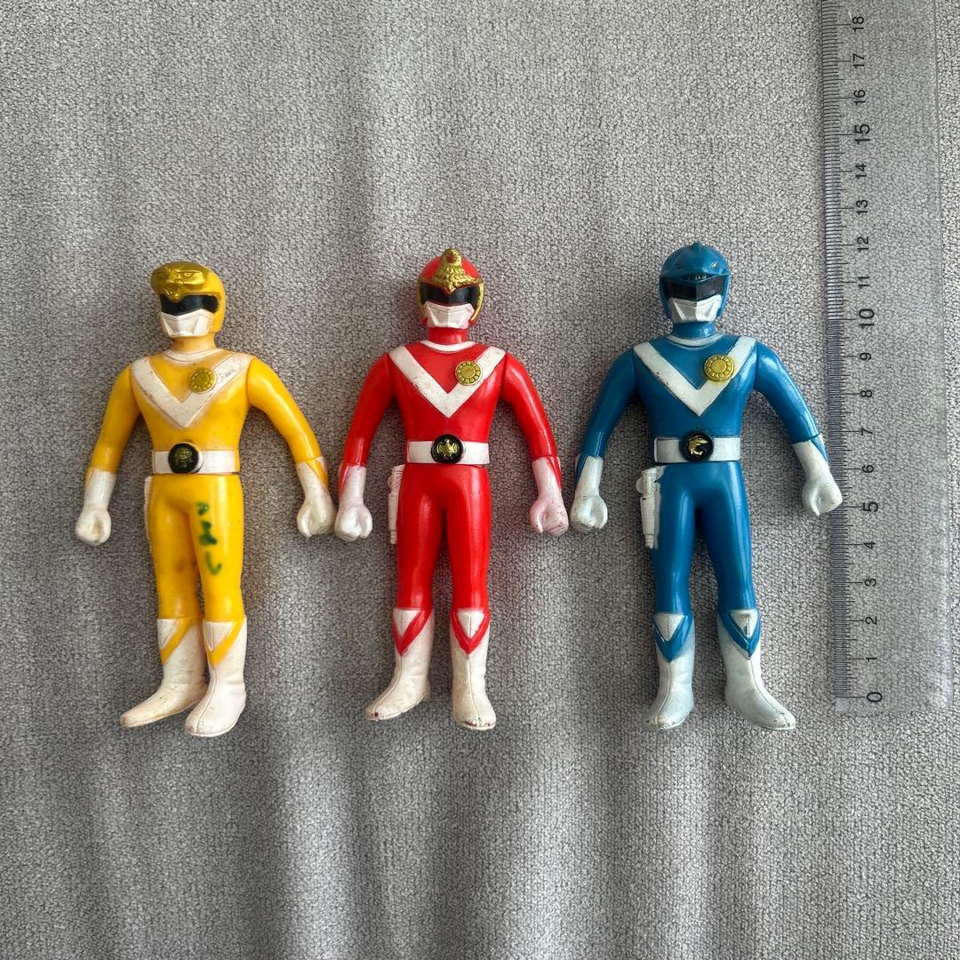 ☆サンバルカン バルイーグル バルパンサー バルシャーク ソフビ ☆