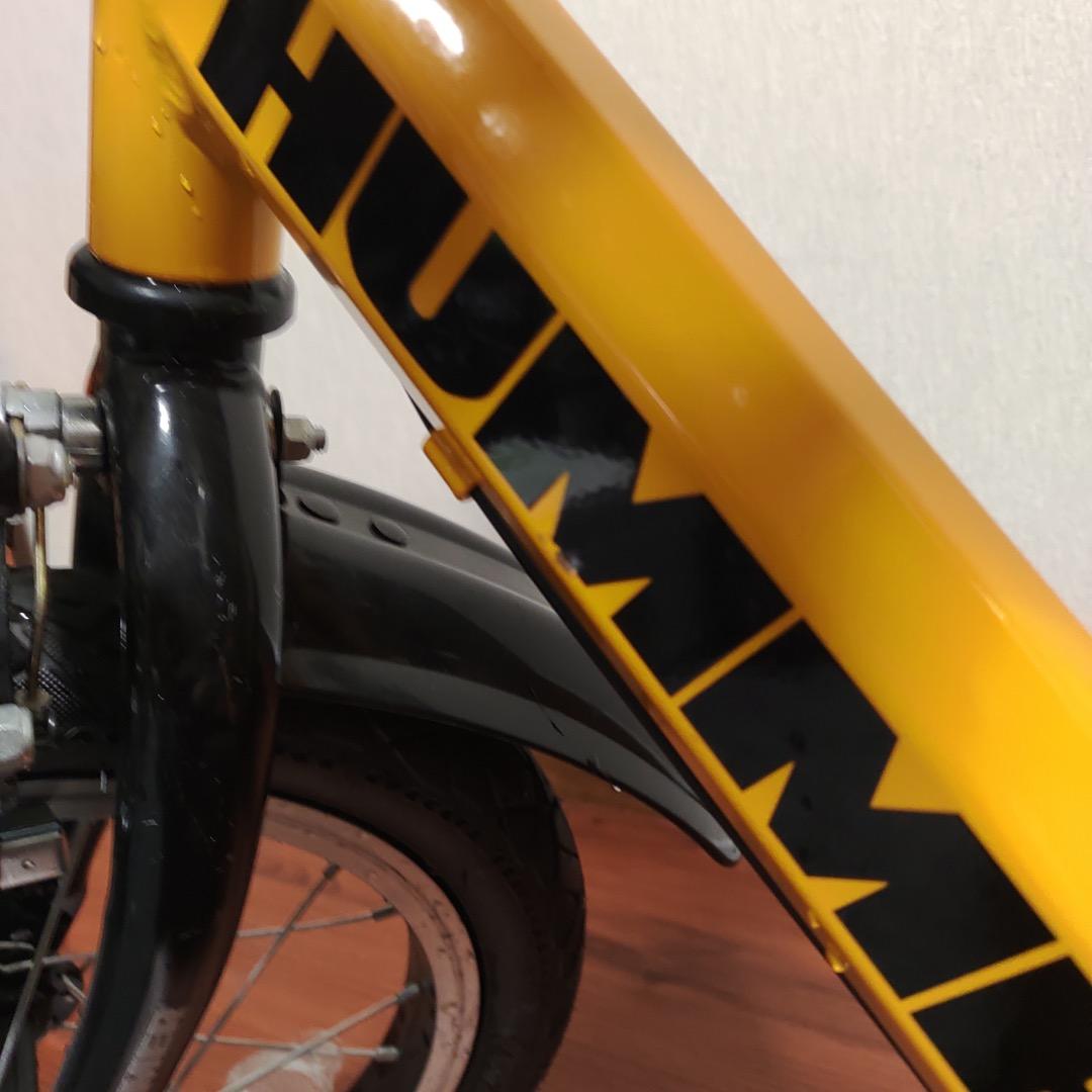 【子ども用自転車】ハマーキッズ14インチTZ イエロー　ヘルメットおまけ付き！