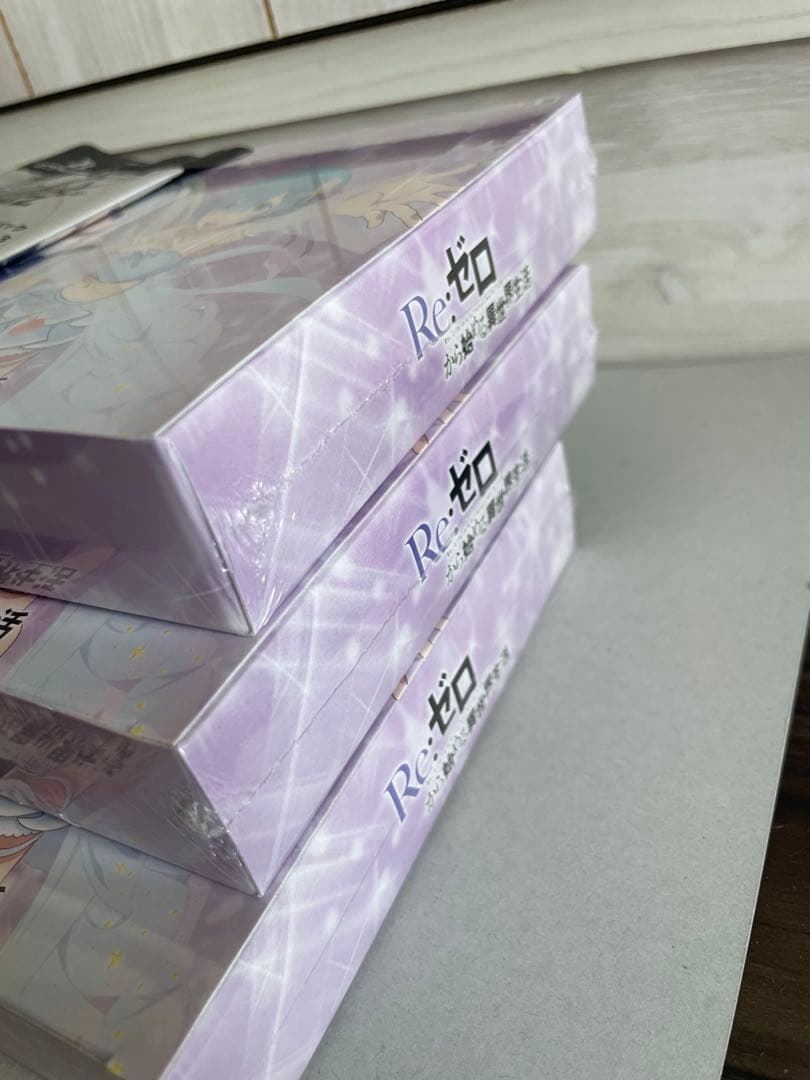 ヴァイス リゼロ 初版 6BOX シュリンク付き　プロモ2枚付き