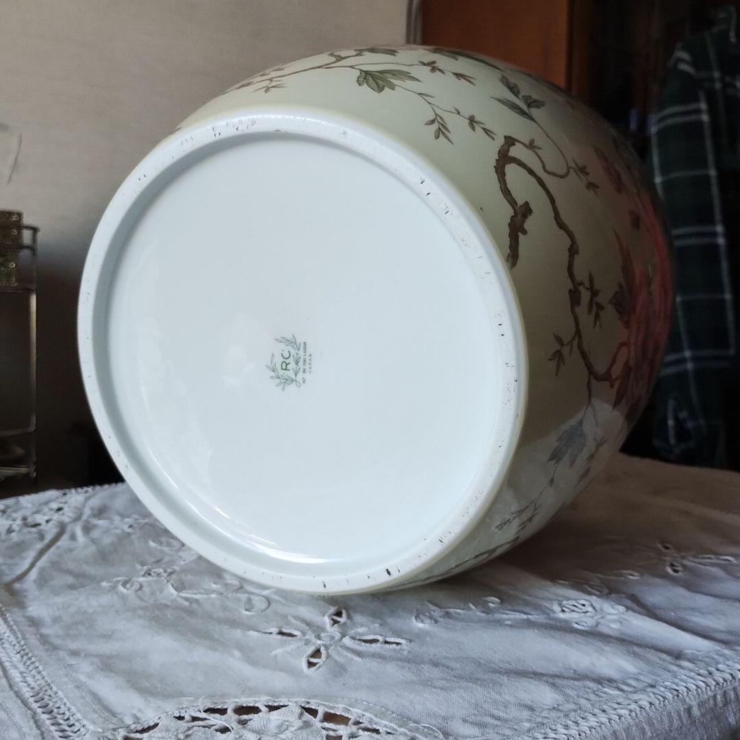 ヴィンテージ　オールドノリタケ　火鉢　メダカ鉢　植木鉢ケース　ワインクーラー