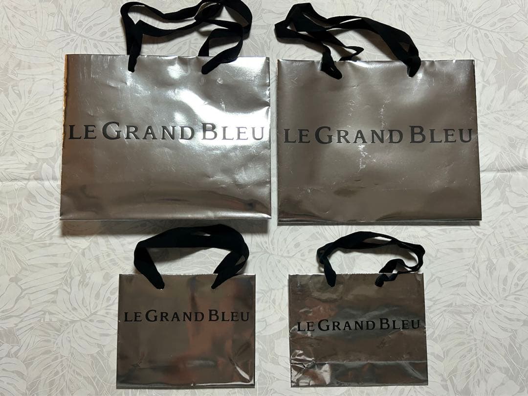 レア LE GRAND BLEU LGB ショップ袋 4点セット ルグランブルー