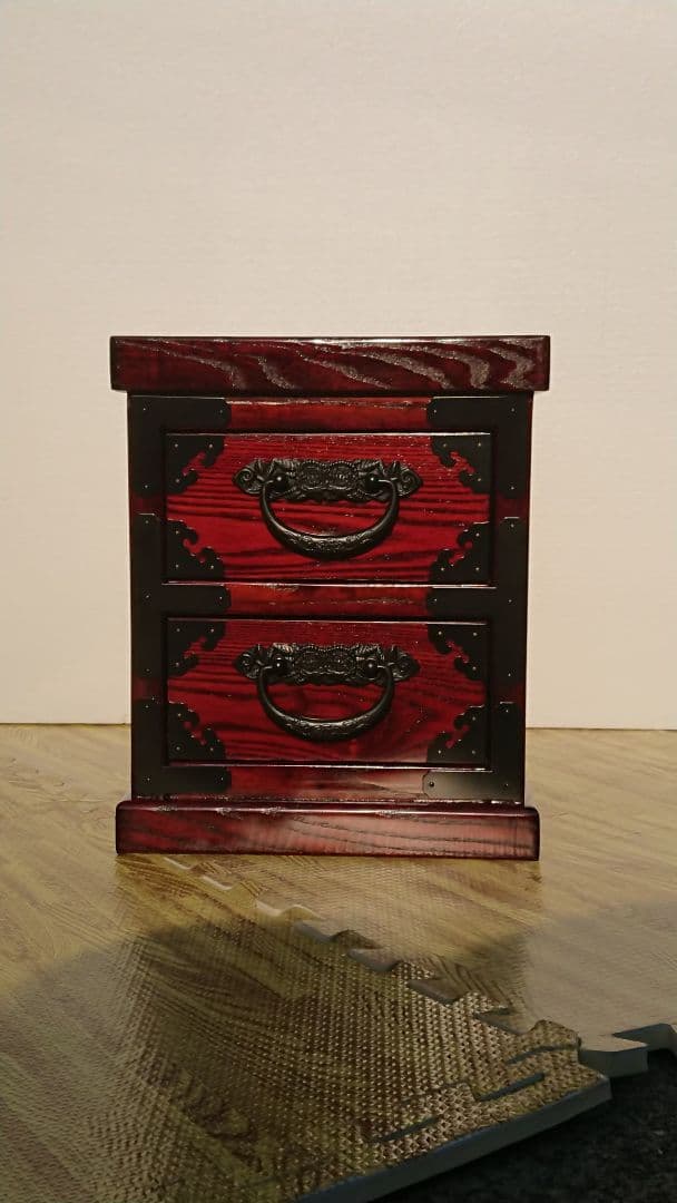 激安、送料無料❗欅(けやき)2段チェスト(黒色)民芸ダンス、唐木家具、高級家具