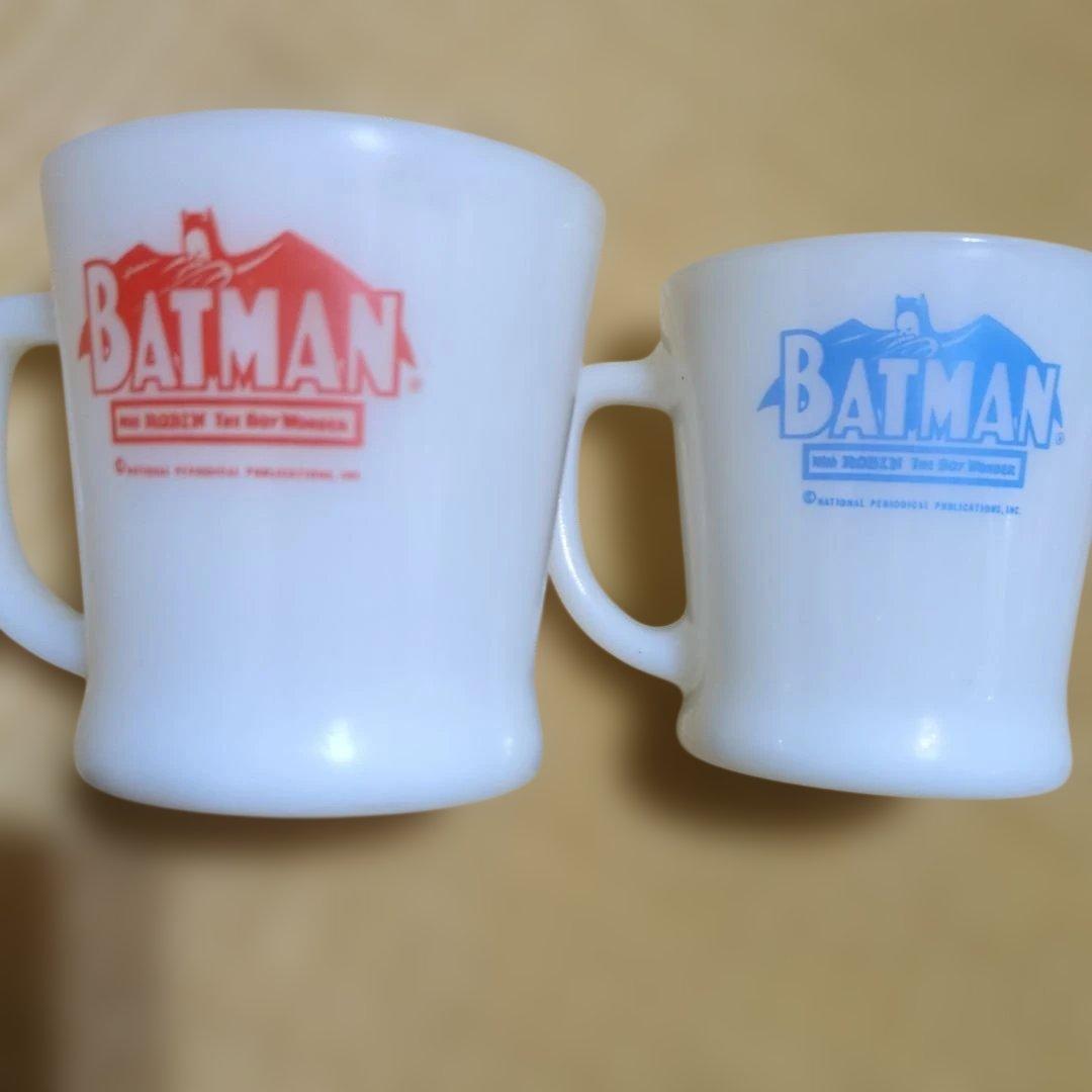 BATMAN 小型ガラスマグカップセット ファイヤー　キング