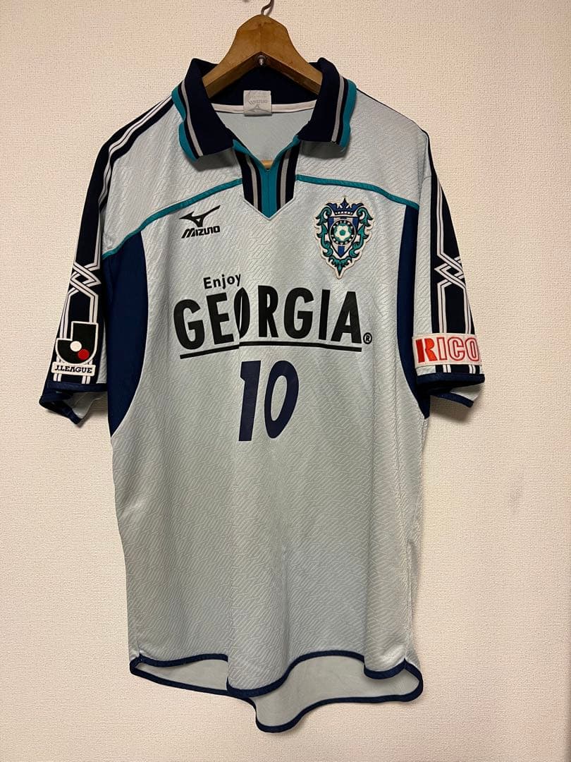 2001年　貴重 アビスパ福岡 ユニフォーム 10 盧延潤　中払大介