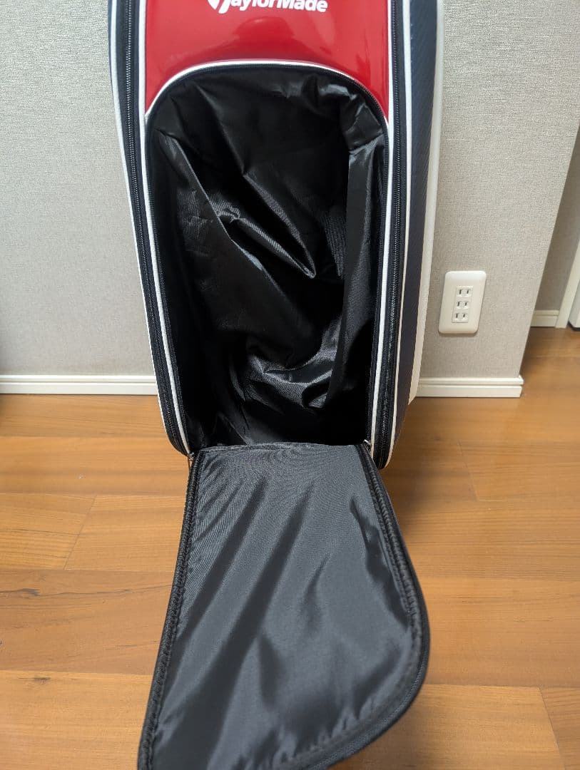 TaylorMade TJ083キャディバッグ ホワイト/ネイビー/レッド