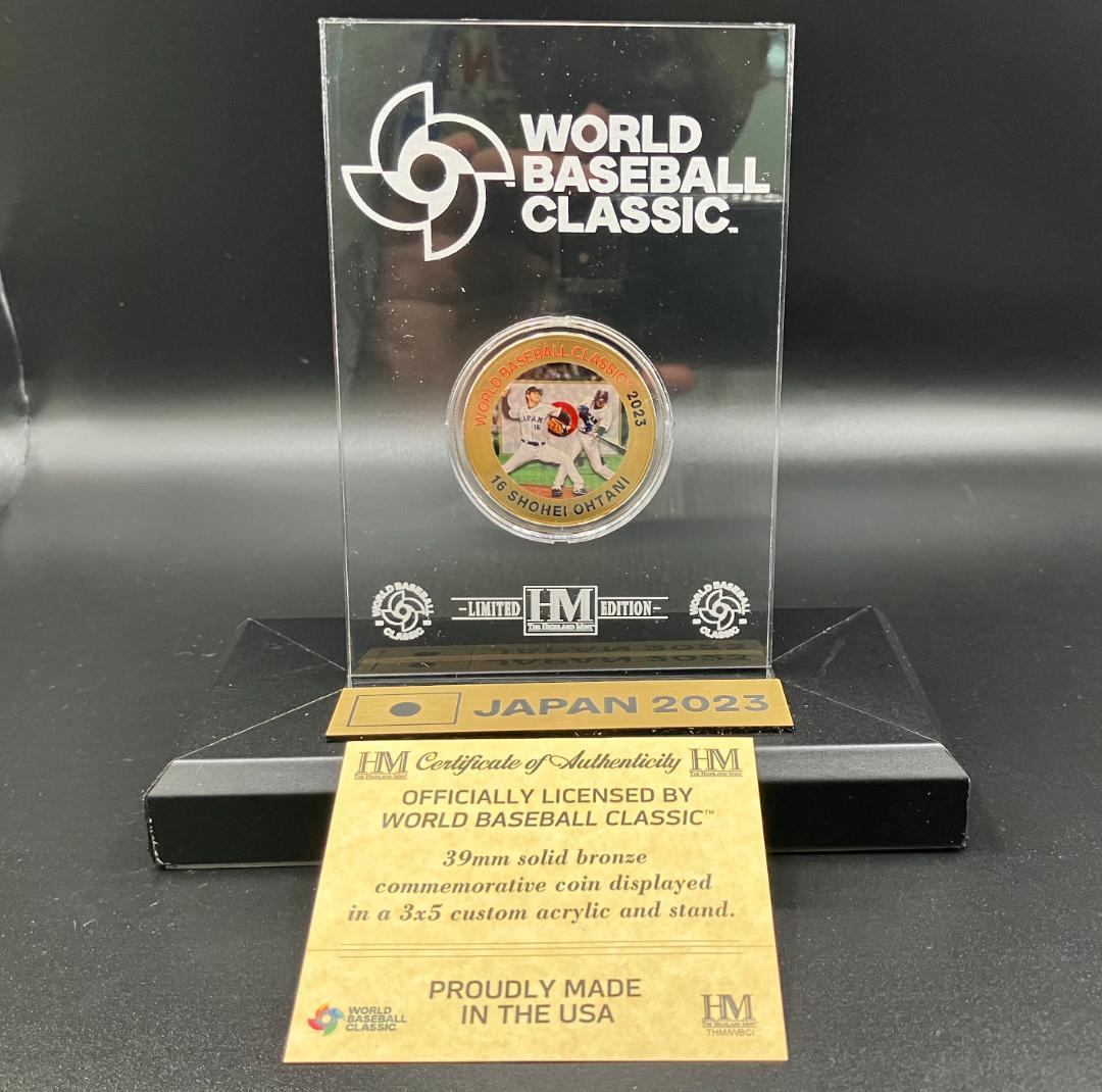 2023年WBC日本優勝 大谷翔平ゴールド　アクリルディスプレイスタンド