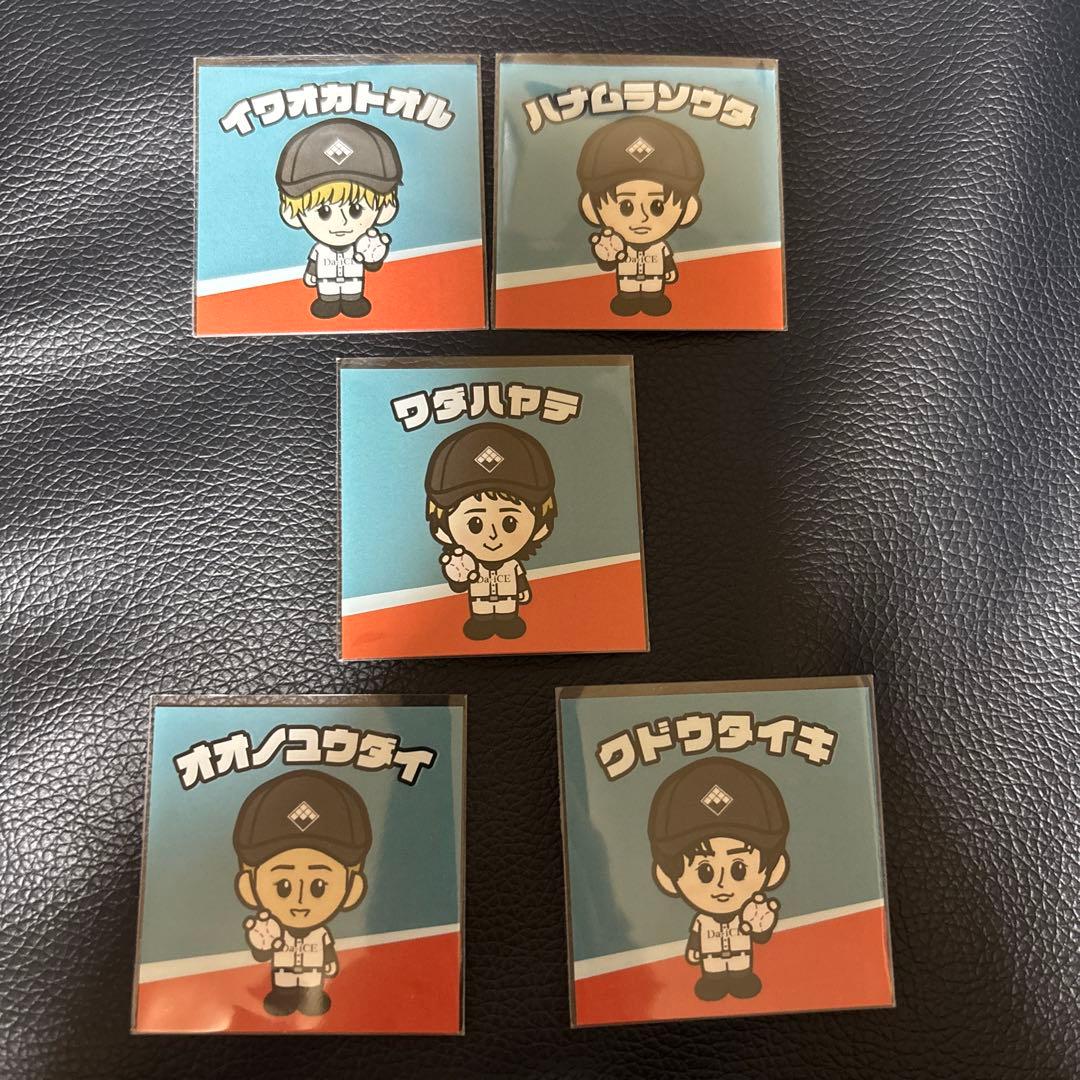 Da-iCE 甲子園ノンフィクションズver ステッカー 5人セット
