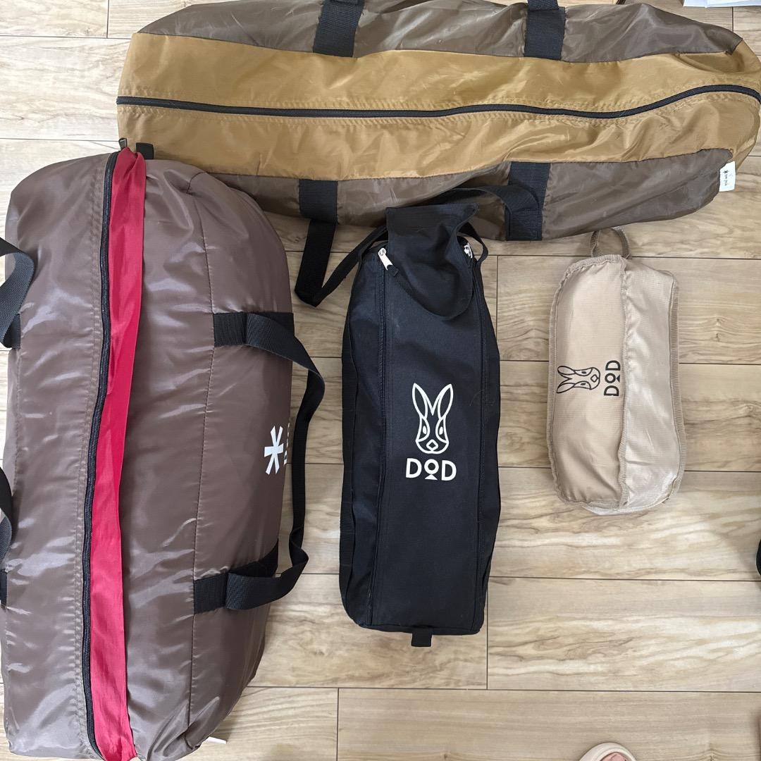 たんぽぽ様【セット特別価格】スノーピーク テント＋タープ＋コット＋チェアセット