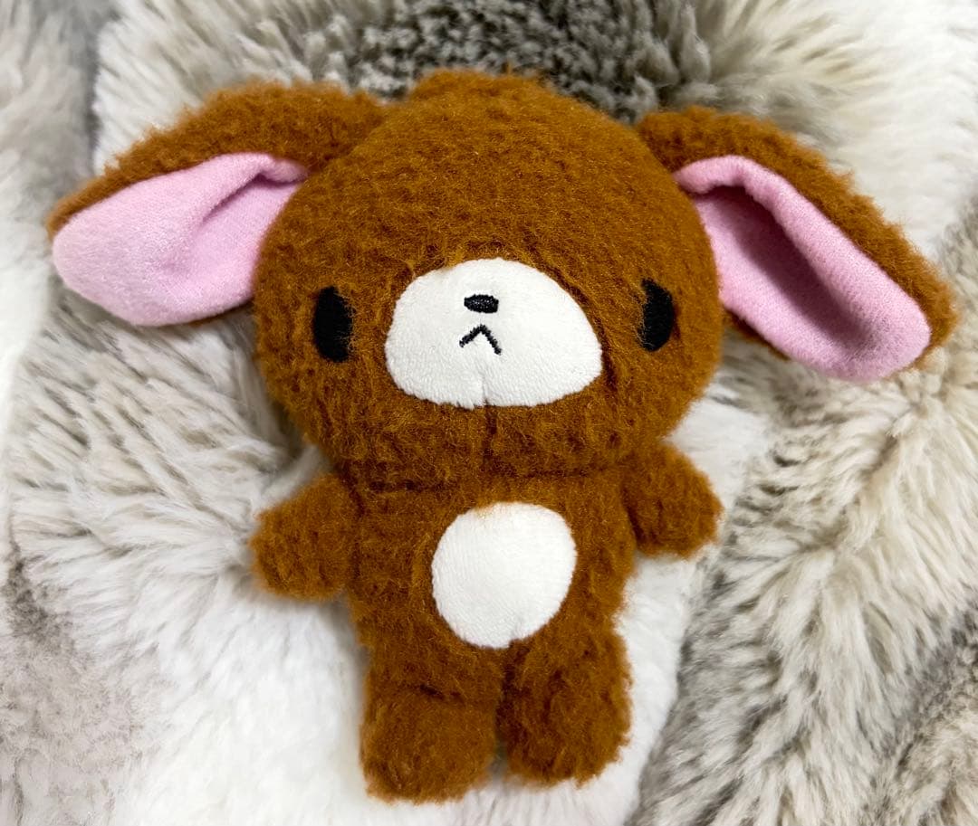 （廃盤）サンリオ たれ耳 マスコットホルダー ブラウン