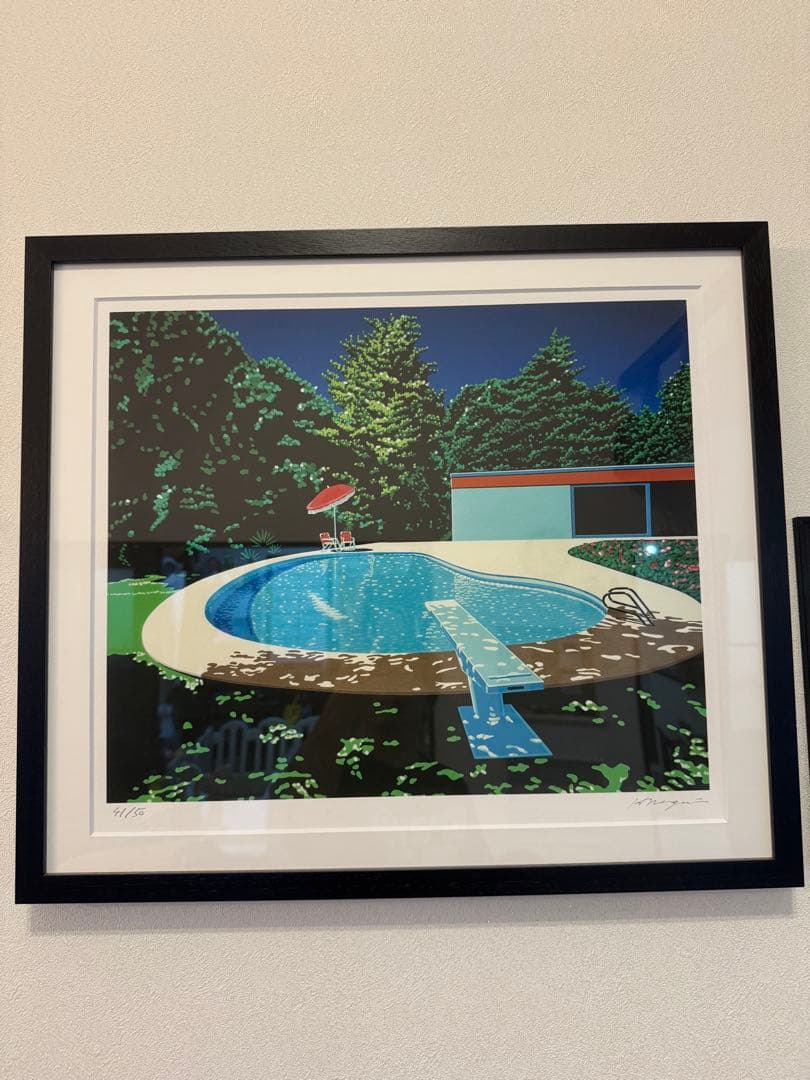 永井博　君は天然色　エディションナンバー付　ジグレープリント　絵画　アート