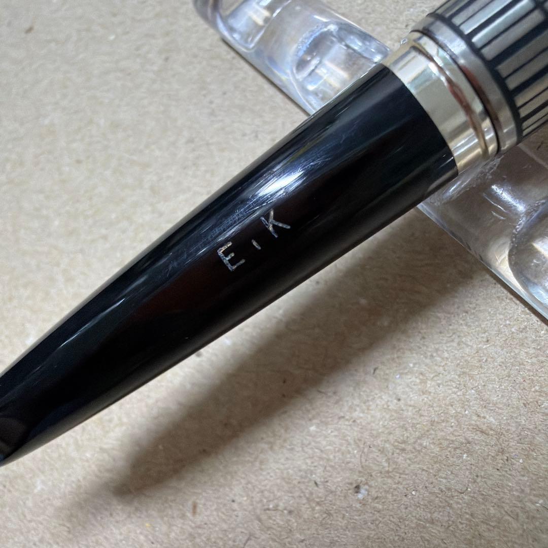 廃盤 パイロット Elite エリート 半格子 万年筆 18K 750 F 蝕刻